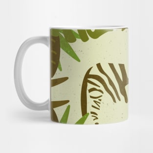 Tropical Zebra (Moss) Mug